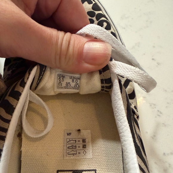Vans Womens Era Safari Animal Print Sneakers Shoes Size 8 Zebra cheetah Jaguar - Picture 5 of 7